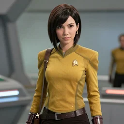Tifa Lockheart as a Star Trek Voyager crew member