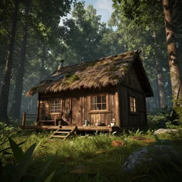 a cabin in the woods unreal engine