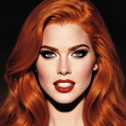vampire : : rafeal albuquerque comic art : : gorgeous amy adams : : sharp teeth : : symmetrical face, symmetrical eyes : : gorgeous red hair : :