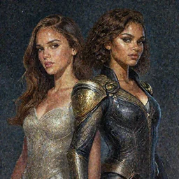 jessica alba and zendaya as navy seals fantasy magic, light night, intricate, elegant, sharp focus, illustration, highly detailed, digital painting, concept art, matte, art by wlop and artgerm and ivan shishkin and andrey shishkin, masterpiece