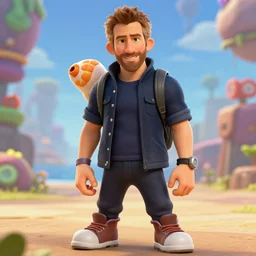 ryan reynolds as a character in splatoon
