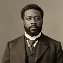 a portrait of a black king in 1920s America, detailed,