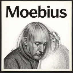 a record cover by moebius