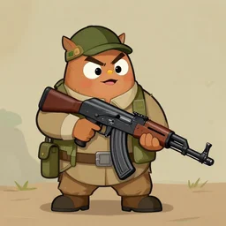 gnome with ak-47