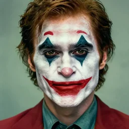 Watson as the joker, highly detailed, realistic face, digital art