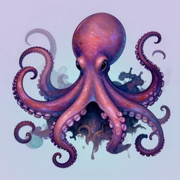 Tentacles, Octopus, Cthulhu, digital art
