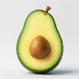 avocado shaped like a banana