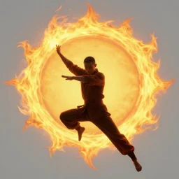 fire bending the sun