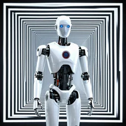 optical illusion of 🤖