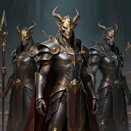 A portrait of the Phyrexian praetors, 4k, trending on artstation