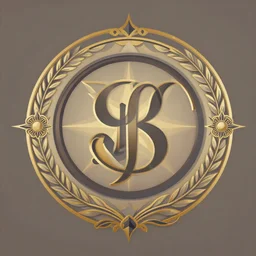 beautiful emblem. digital illustration