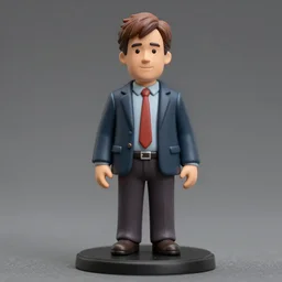 Realistic abomination Dwight Schrute, imsorryjon, Dwight Schrute, figurine, detailed product photo