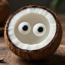 it's the coco fruit ( it's the coco fruit ),, silly, coconut, highly detailed, sharp, cinematic, 8 k,