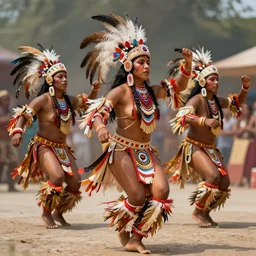 danza azteca dancers, dancing, powwow, highly detailed wallpaper, detailed faces, feathers, digital painting, artstation, concept art, smooth, sharp focus ilustration, Artstation HQ