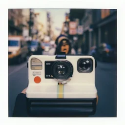 Candid Street Photography. Polaroid 600 Film Color