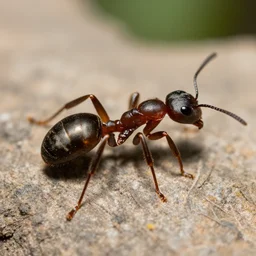 Detailed professional high resolution macro photo of an ant