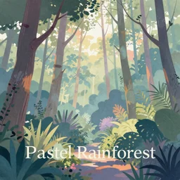 “Pastel Rainforest”