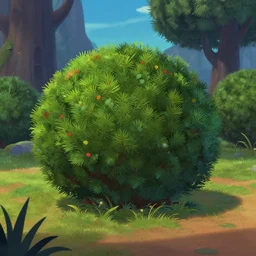new zealand native bush, scene from a disney animated movie