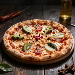 a tasty pizza hawaii, ultra realistic, artstation