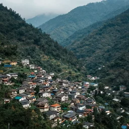 sabinanigo, small toxic town in the mountains