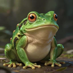 a portrait of a alien creature frog devil animal illustrated by miyazaki by karol bak, james jean, tom bagshaw, rococo, sharp focus, trending on artstation, cinematic lighting, hyper realism, octane render, 8 k, hyper detailed, vivid, ultra detailed, highly detailed