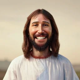 jesus with the Jerma Smile