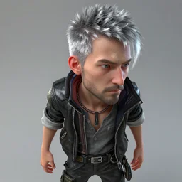 cyberpunk 2 0 7 7, johnny silverhand, artstation, style of marcin blaszczak, concept by lea leonowicz, in - game hair by bill daly, blender, zbrush, marvelous designer substance, 3 d painter photoshop, photoshop, maya