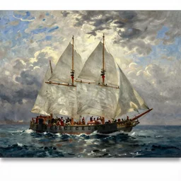 The Battle of Trafalgar, oil-on-canvas by Ivan Aivazovsky