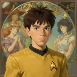 cute star trek officer ferando torres, natural lighting, path traced, highly detailed, high quality, digital painting, by don bluth and ross tran and studio ghibli and alphonse mucha, artgerm
