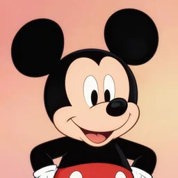 a modern color photograph headshot of walt disney