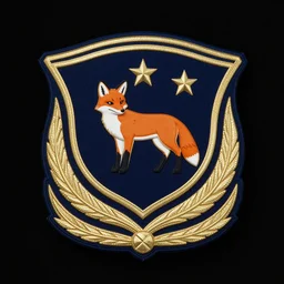 military branch emblem that involves foxes