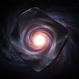 the universe folding into it's cosmic bliss, event horizon, by alexander archipenko, dramatic lighting, smooth, sharp focus, extremely detailed, aesthetically pleasing composition, octane render