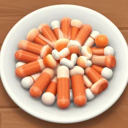 a plate of percocets in the sims, in the style of the sims 4, 8 k, food photography, screenshot,