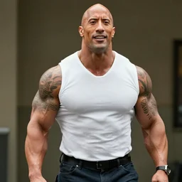 dwayne johnson as mr clean