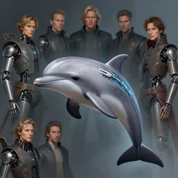 wideangle!! portrait shot of a cyberpunk dolphin with robotic implants in star wars, intricate, elegant, highly detailed, centered, digital painting, artstation, concept art, smooth, sharp focus, illustration, artgerm, tomasz alen kopera, peter mohrbacher, donato giancola, joseph christian leyendecker, wlop, boris vallejo