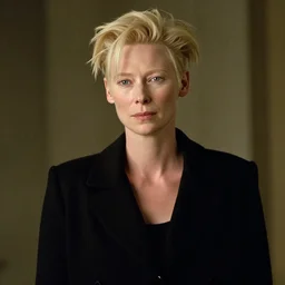 film still of tilda swinton as gabriel from constantine (2003)