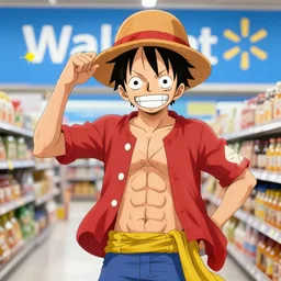 luffy in Walmart