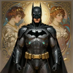 symmetry!! portrait of batman beyond, 1 9 9 9 tv series, sci - fi, tech wear, glowing lights!! intricate, elegant, highly detailed, digital painting, artstation, concept art, smooth, sharp focus, illustration, art by artgerm and greg rutkowski and alphonse mucha