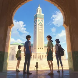 hero world casablanca, behance hd by jesper ejsing, by rhads, makoto shinkai and lois van baarle, ilya kuvshinov, rossdraws global illumination