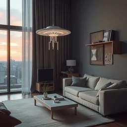 ufo in an apartment