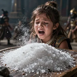 Kripparrian crying salt while playing battlegrounds, hyper realistic, salt,