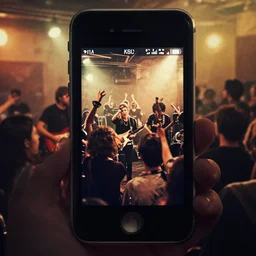 a band rock make a movie with a iphone 3