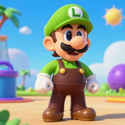 waluigi on the gym, claymation, 8 k, hyperdetalied, cgsociety,