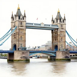 beautiful drawing of London, award winning art, highly detailed