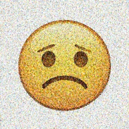 sad facial expression emoji vector art on a white background, 4K,