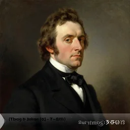 official side portrait of united states president george jefferson, in a black suit, 1 7 8 8, a character portrait by cassius marcellus coolidge, reddit contest winner, american romanticism, oil on canvas, detailed painting, creative commons attribution