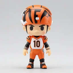 Cincinnati Bengals Joe burrow nendoroid, 4k product photography