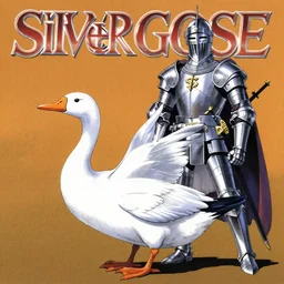album cover of silver goose with knight rider by akihiko yoshida