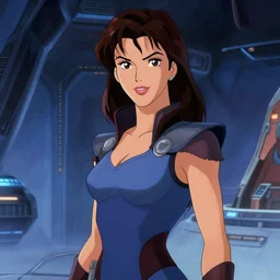 beautiful adult woman character portrait, by don bluth, sci - fi environment, highly detailed, dynamic shadows, 4 k, wallpaper - 1 0 2 4
