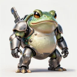 a fat short anthropomorphic toad wearing mecha armor, battle stand, smooth, intricate, elegant, power aura, digital painting, artstation, concept art, high tech fantasy, sharp focus, illustration, art by james jean and justin gerard, overwatch character